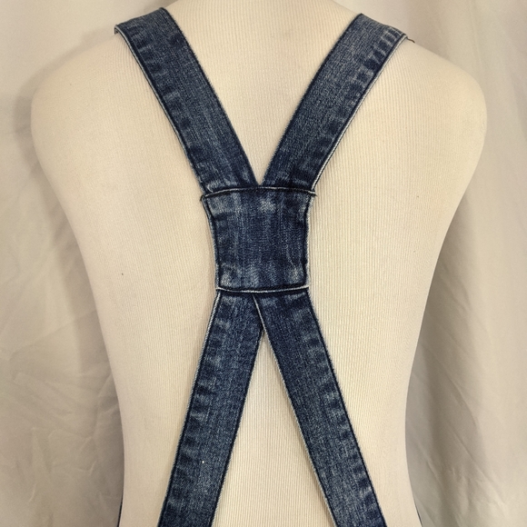 Refuge EUC bib overalls distressed 6 medium wash - Picture 6 of 16